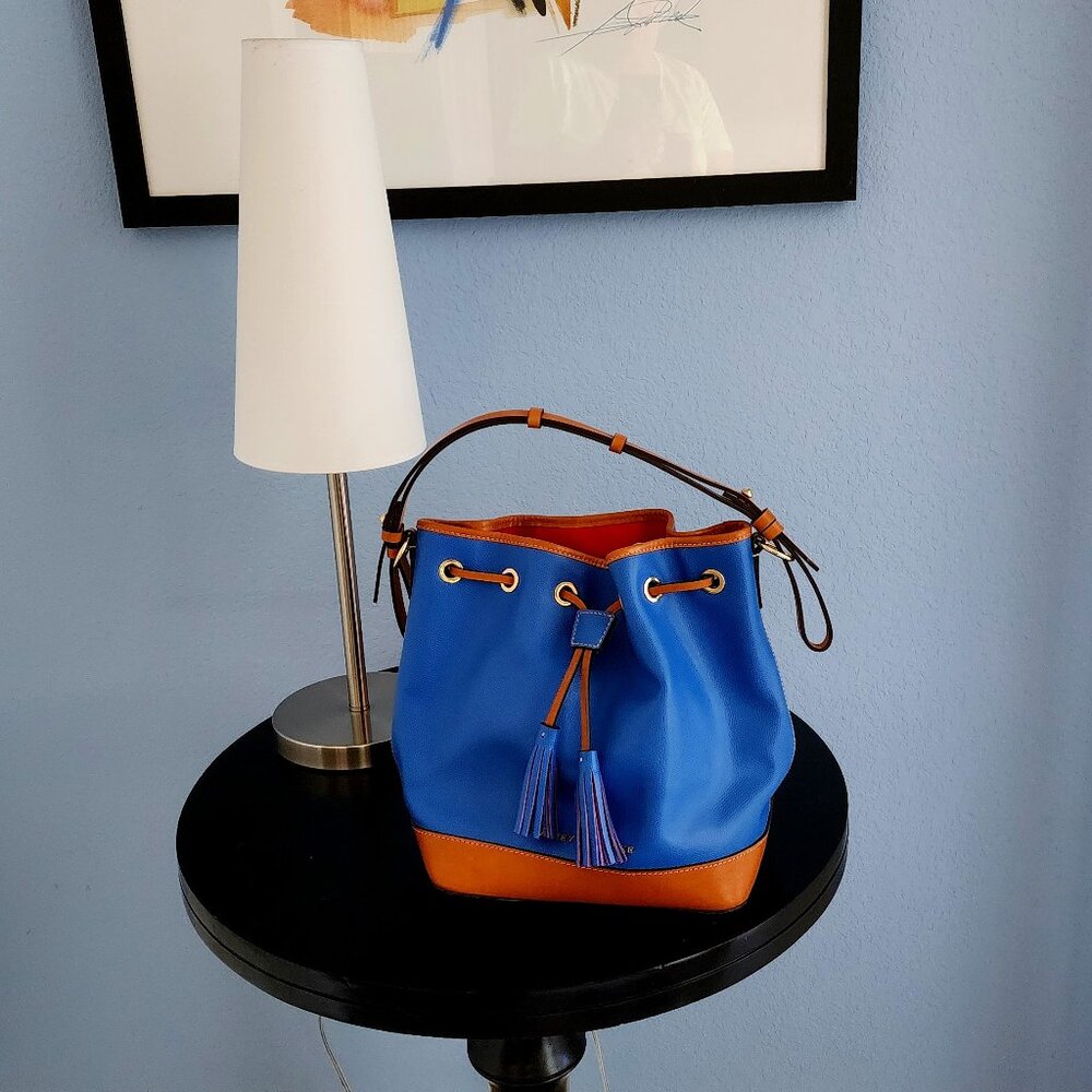 D&B French Blue Bucket Bag